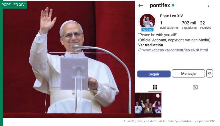Pope on social Meadi